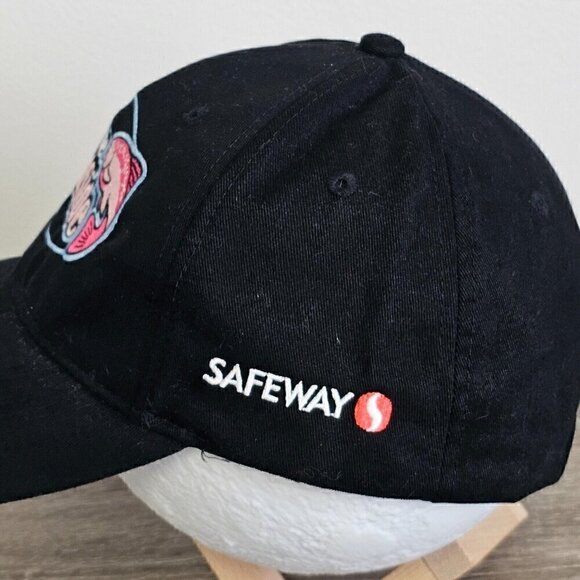Take a Walk on the Wild Side Logo Safeway Hat Cap Adjustable Strap Black Basebal - Picture 3 of 14